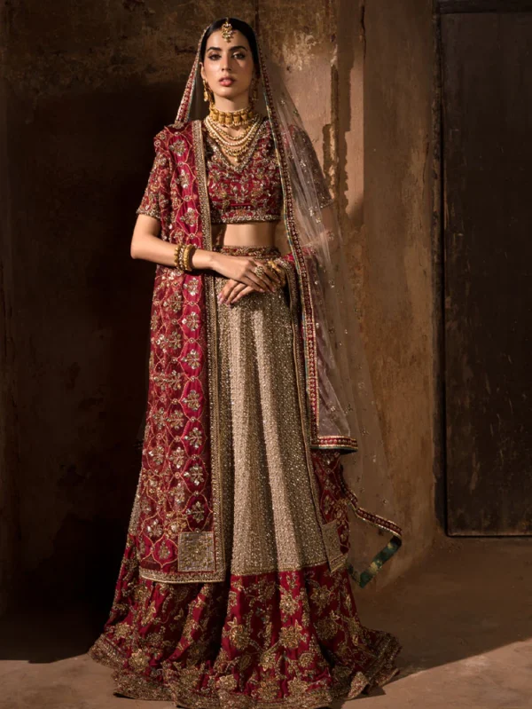 Silver Bridal Lehenga