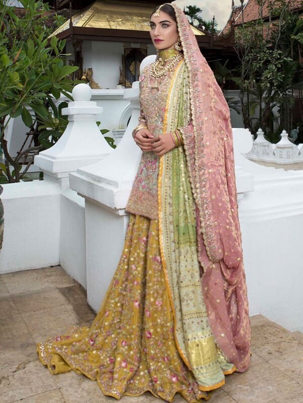 Exquisite Mehendi Bridal Outfit