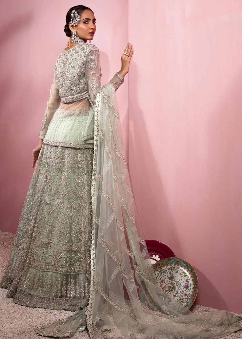 Floral Bridal Lehenga