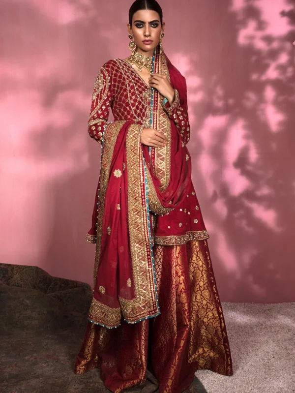 Red And Gold Sharara