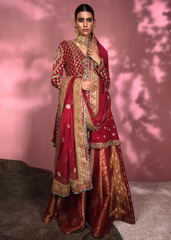 Red And Gold Sharara