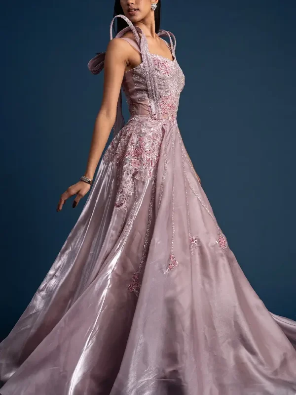 Lilac Glass Tissue Gown