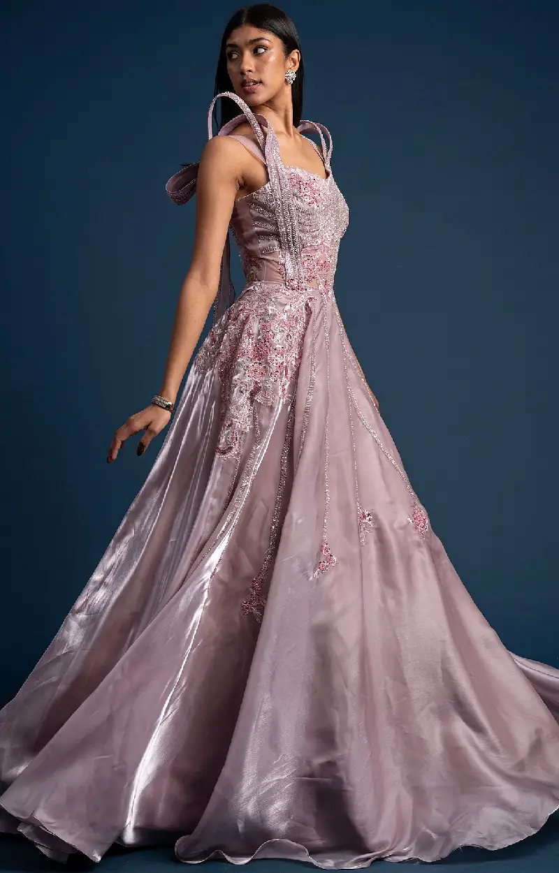 Lilac Glass Tissue Gown