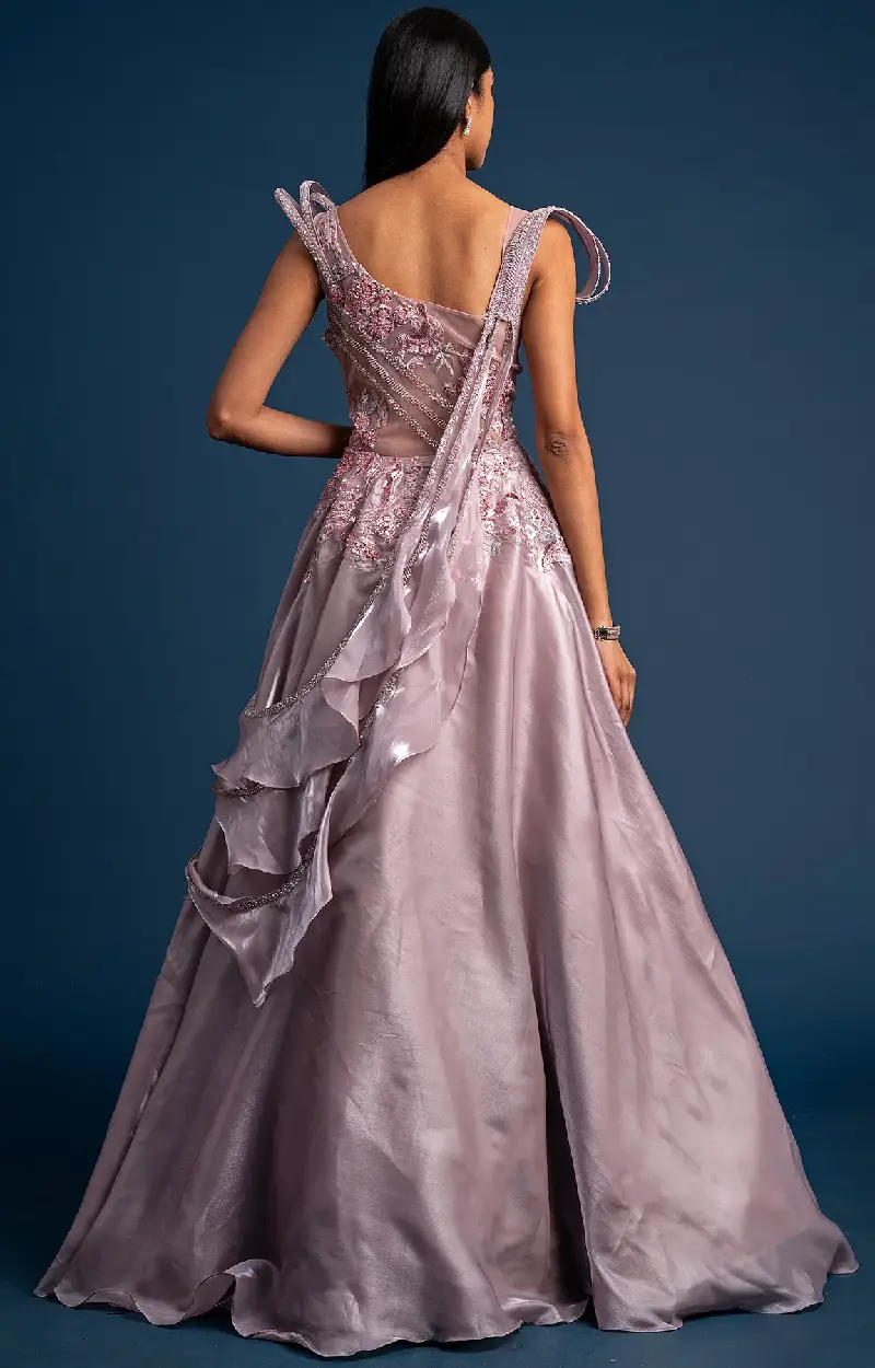 Lilac Glass Tissue Gown