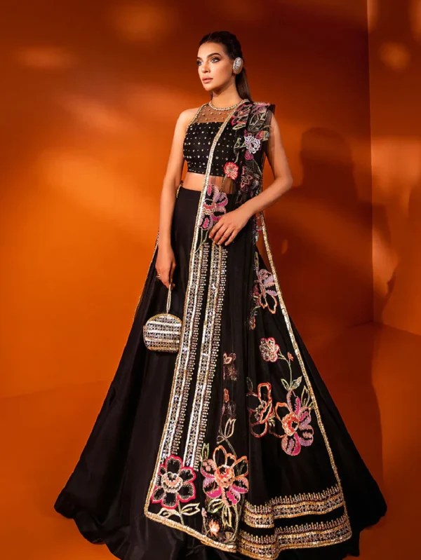 Black Lehenga Choli Set