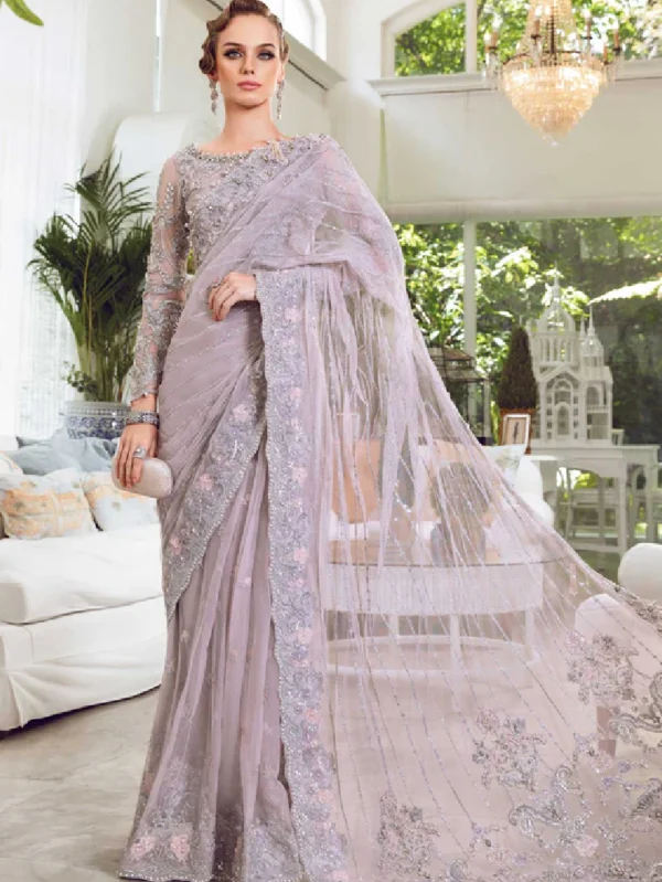 Luxury Lilac Saree