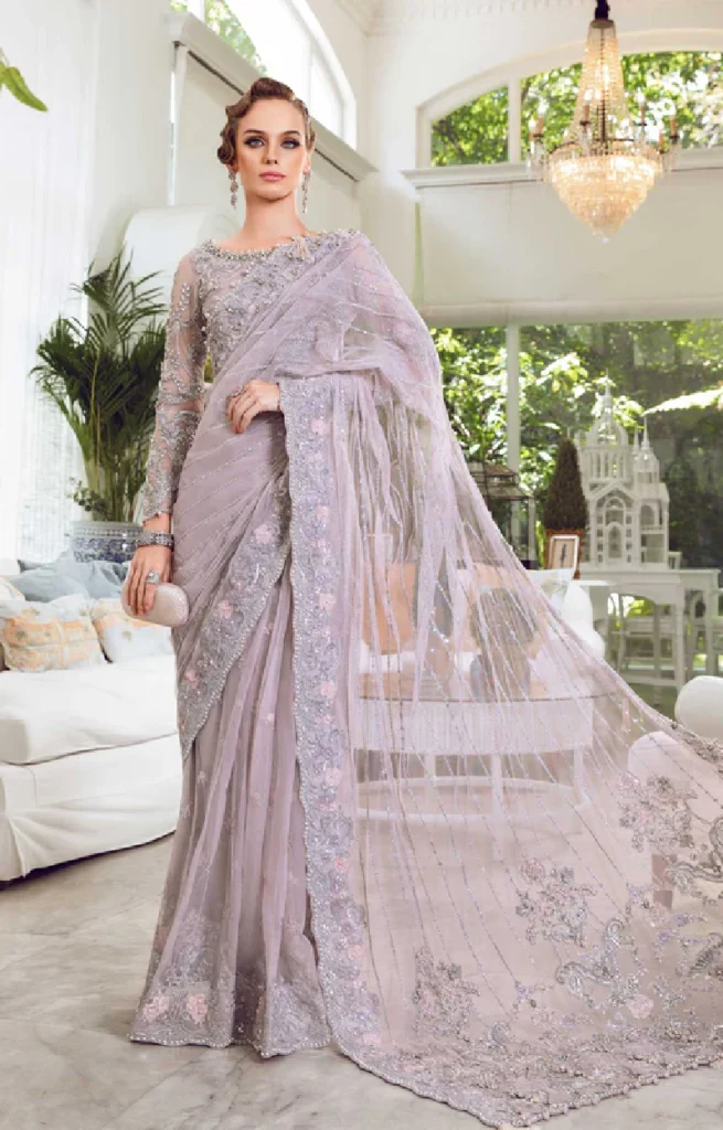 Luxury Lilac Saree