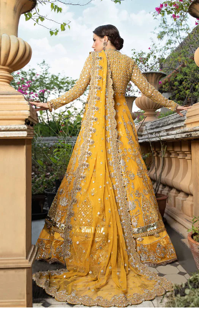 Yellow Angrakha Lehenga Set