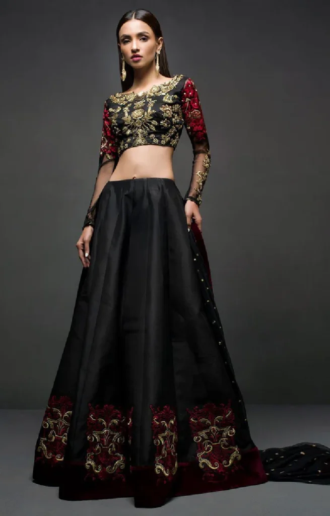 Black Choli Sharara