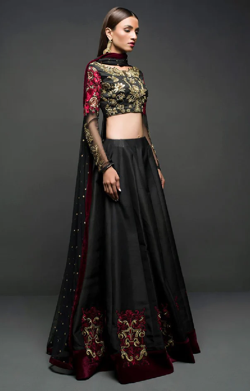 Black Choli Sharara