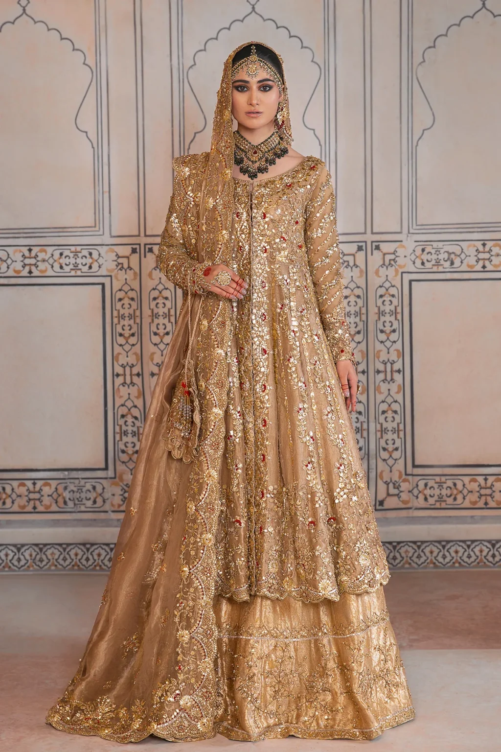 Exquisite Gold Bridal Gown