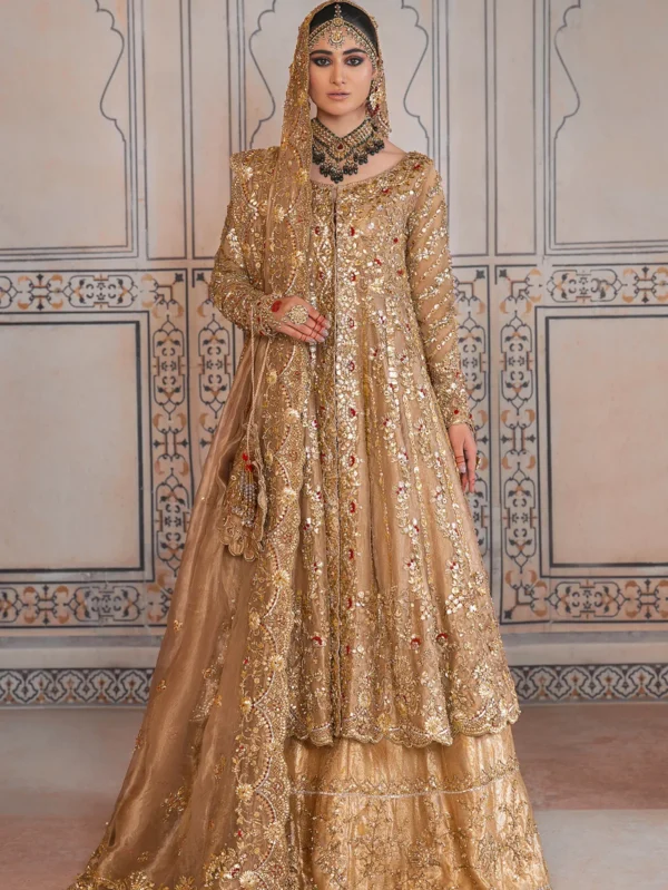 Exquisite Gold Bridal Gown