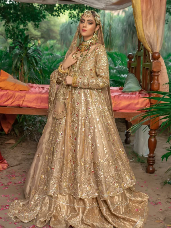 Stunning Gold Bridal Gown