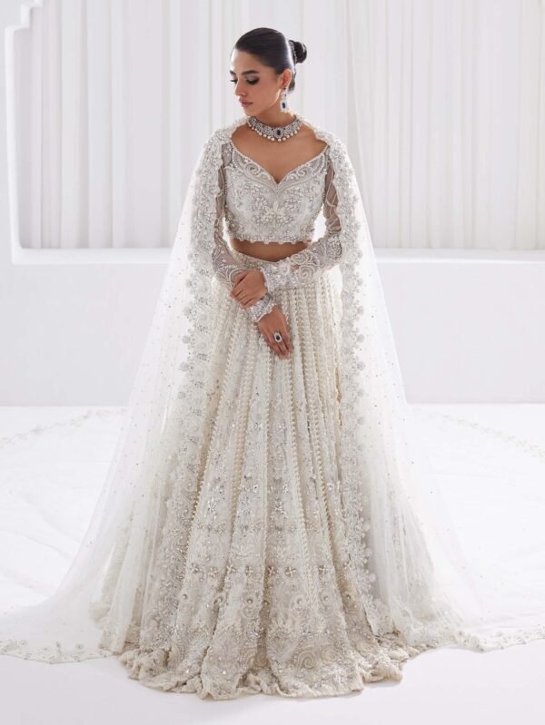 Exquisite White Lehnga Bridal Set