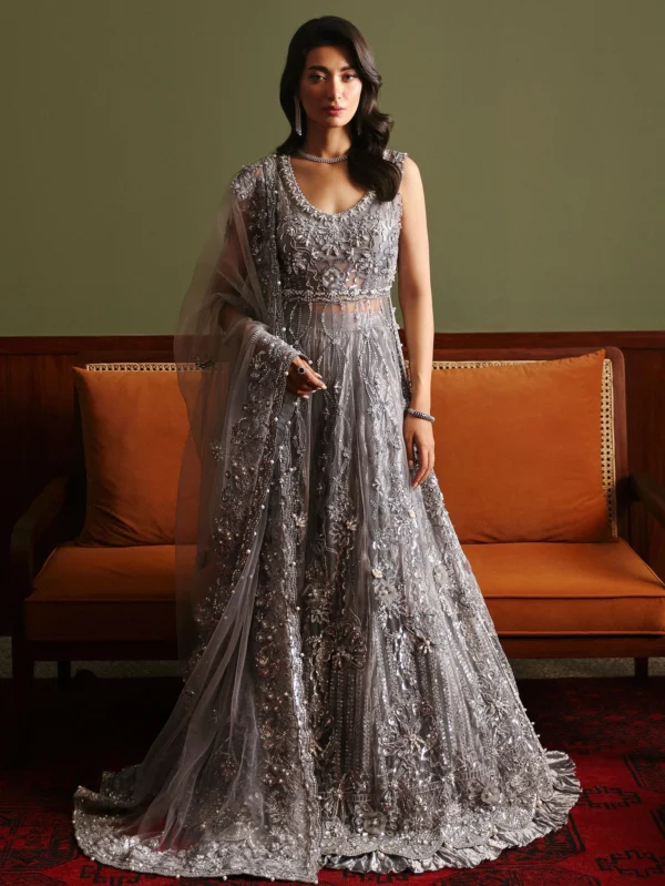 Exquisite Smokey Grey Bridal