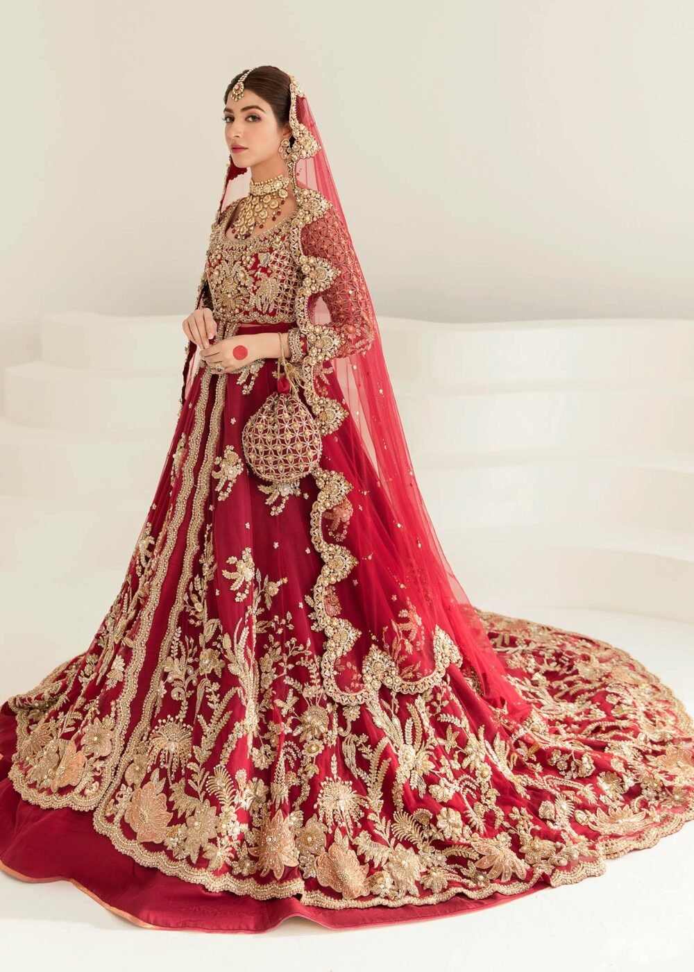 Exquisite Classic Red Bridal