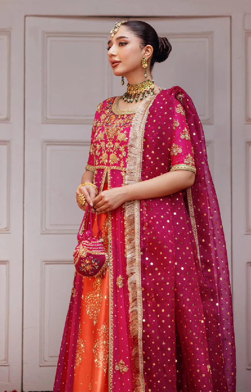 Magenta Mehndi Ensemble