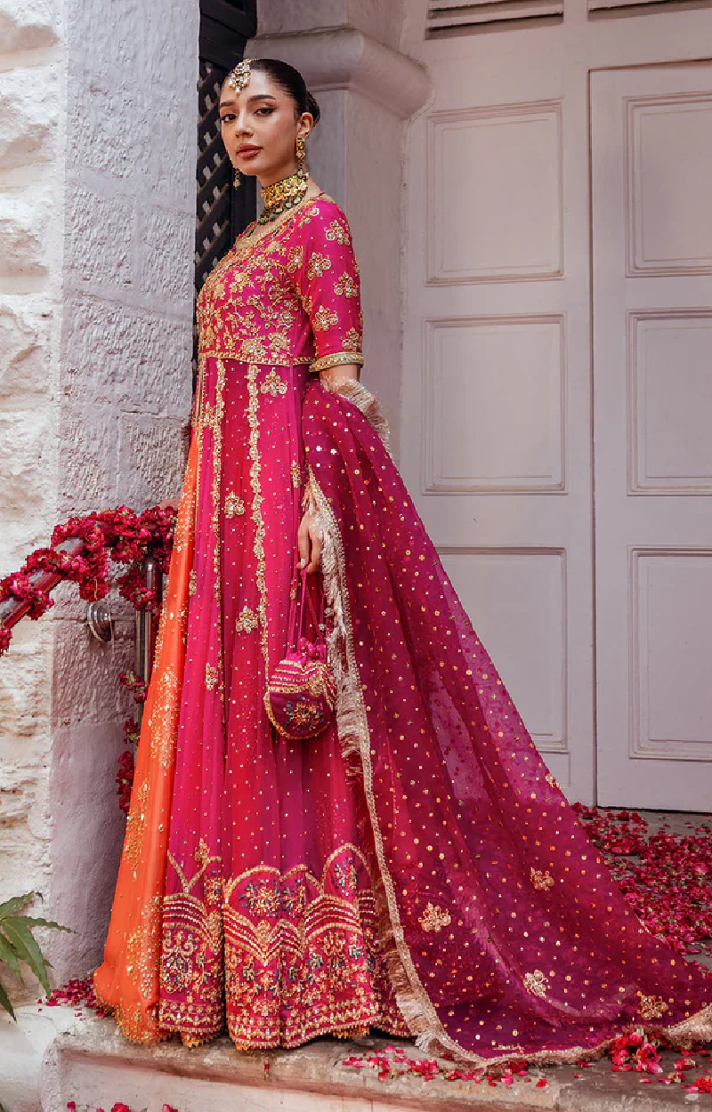 Magenta Mehndi Ensemble