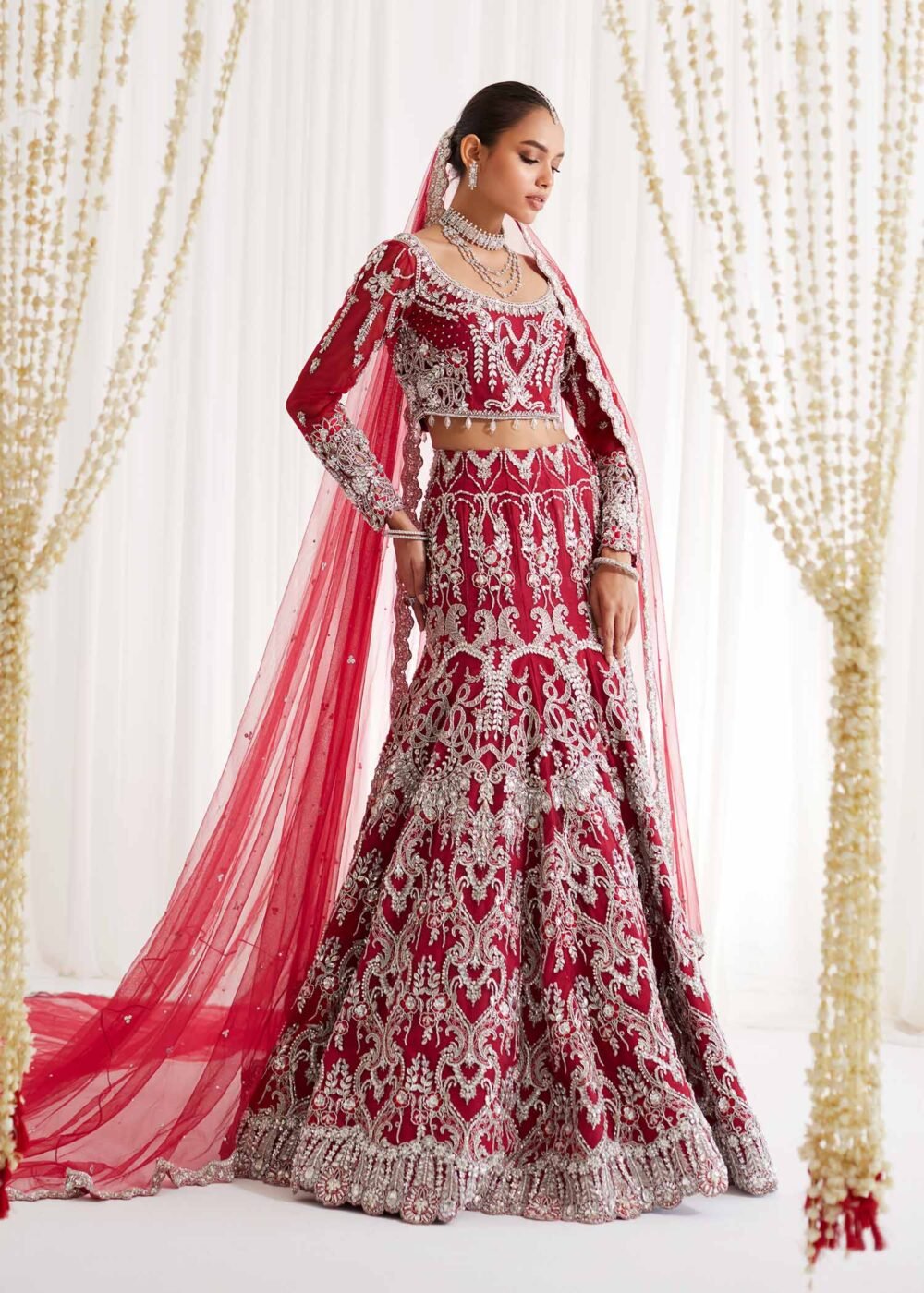 Exquisite Red Lehnga Bridal Set