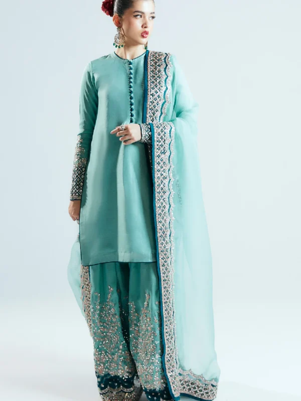 Teal Pakistani Suit Set